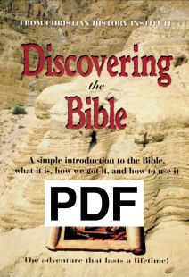Discovering The Bible: 32 page Booklet - (PDF)